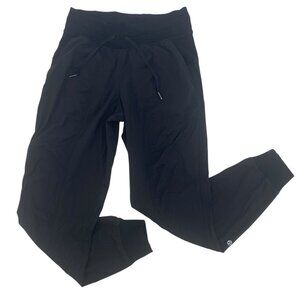 LULULEMON Size 6 Black Dance Studio Mid-Rise Joggers LW5BPJS
